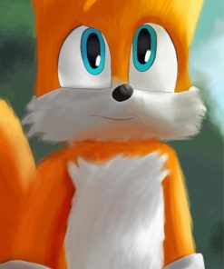 Tails The Hedgehog Paint by number