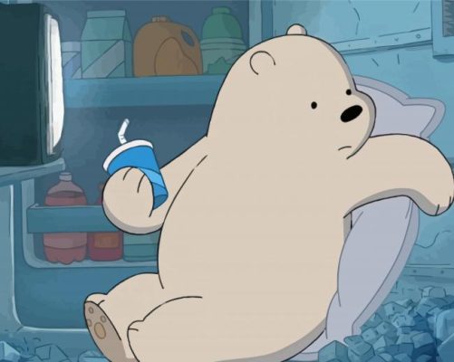 The Ice Bear We Bare Bears paint by number