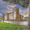 Ursino Castle In Catania Sicily paint by number