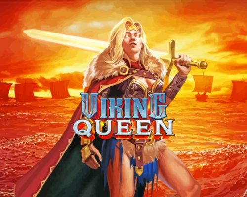 Viking Queen Poster paint by number