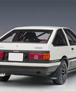 Vintage Toyota Ae86 Trueno paint by number