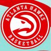 Atlanta Hawks Basketball Logo paint by number