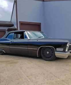 Black 1967 Cadillac paint by number