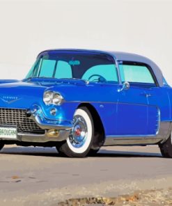 Blue Classic Cadillac Eldorado Car paint by number