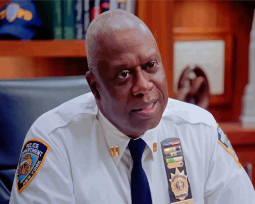 Brooklyn 99 Captain Holt paint by number