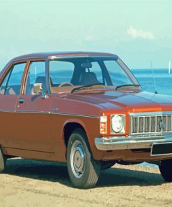 Brown Old Holden paint by number