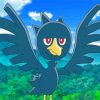 Cool Murkrow paint by number