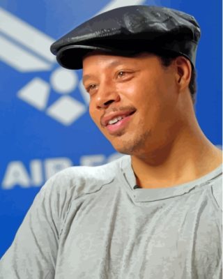 Cool Terrence Howard paint by number