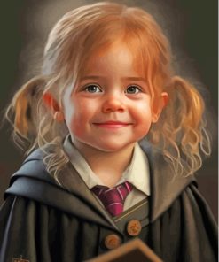 Cute Baby Hermione Granger paint by number