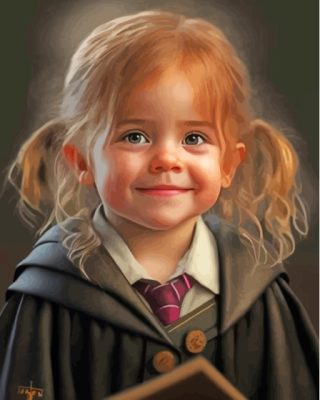 Cute Baby Hermione Granger paint by number