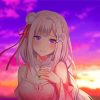 Emilia Re Zero paint by number