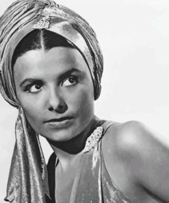 Monochrome Lena Horne Paint by number