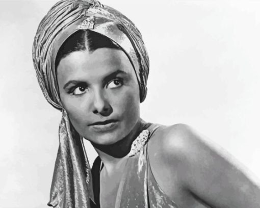 Monochrome Lena Horne Paint by number