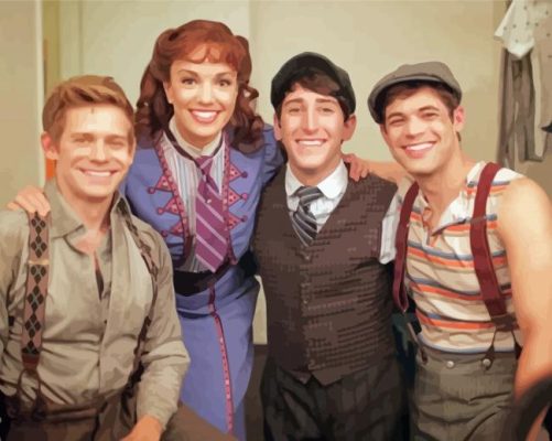 Newsies Characters paint by number