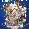 Real Madrid Players Champions League paint by number