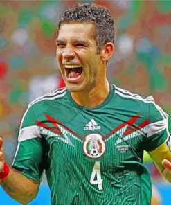 The Football Player Rafael Marquez paint by number