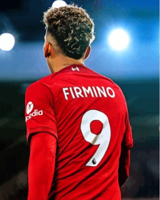 The Player Roberto Firmino Paint by number