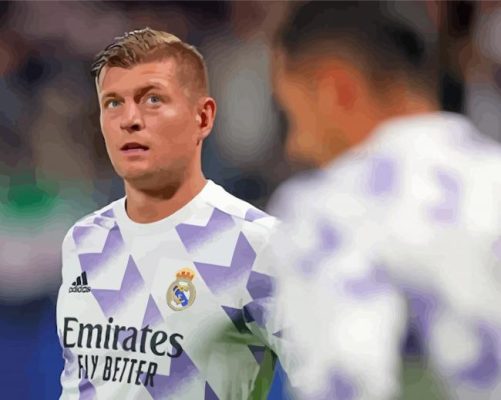 Toni Kroos Football Player Paint by number