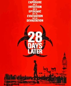 28 Days Later Poster paint by number