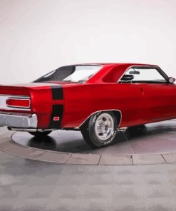 69 Dodge Dart Vintage Car paint by number