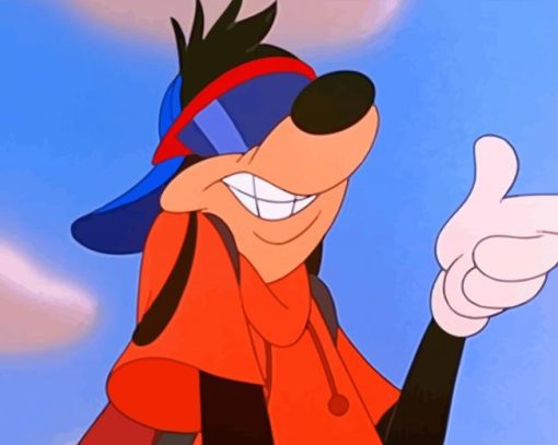 A Goofy Movie paint by number