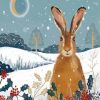 Aesthetic Christmas Hare paint by number