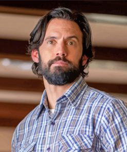 Aesthetic Milo Ventimiglia Paint by number