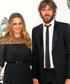 Alicia Silverstone And Christopher Jarecki paint by number