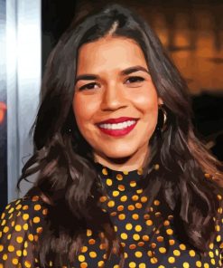 America Ferrera Paint by number