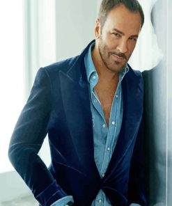 American Fashion Designer Tom Ford paint by number