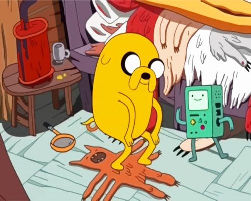 BMO And Jake The Dog paint by number