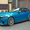 BMW Blue Metallic Car paint by number