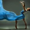 Ballerina Blue paint by number