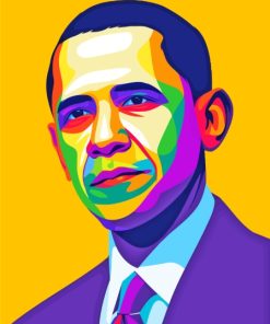 Barack Obama Pop Art Paint by number