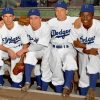 Baseball Brooklyn Dodgers paint by number