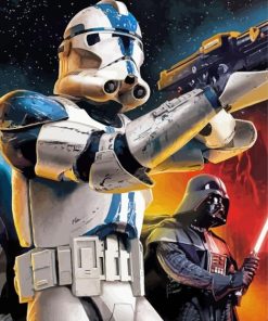 Battlefront 2 Video Game paint by number