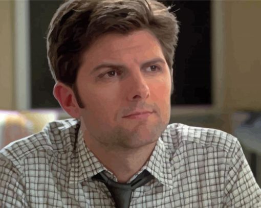 Ben Wyatt Movie Character paint by number