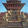 Bhaktapur Nyatapola Temple Nepal paint by number