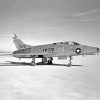 Black And White Aircraft F100 Super Sabre paint by number