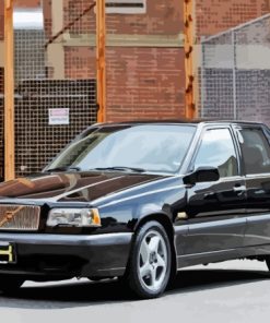 Black Volvo 850 Car paint by number