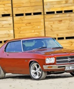 Brown 1972 Holden Monaro Car paint by number