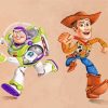 Buzz Lightyear And Woody Characters Art paint by number