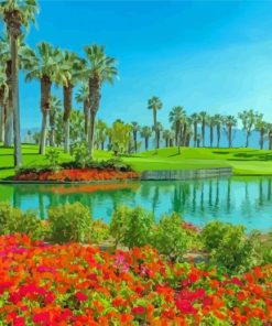 California Palm Desert paint by number