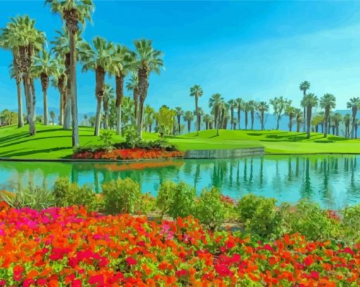 California Palm Desert paint by number