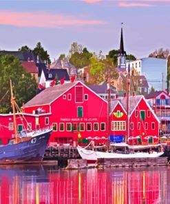 Canada Lunenburg Town Canada paint by number