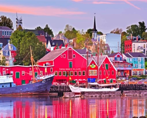 Canada Lunenburg Town Canada paint by number