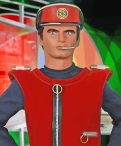 Captain Scarlet paint by number