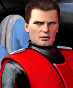 Captain Scarlet Series Characters paint by number