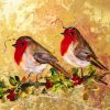 Cardinals Couple Art paint by number