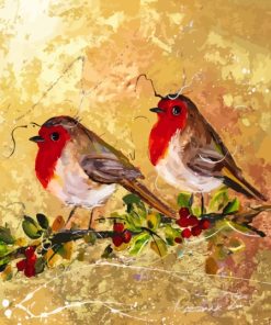 Cardinals Couple Art paint by number